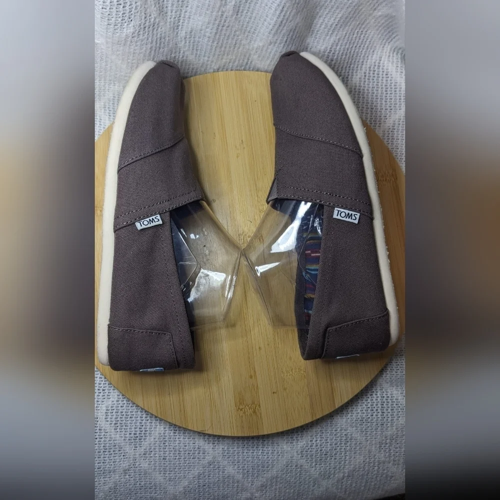 Toms‎ Classic University Brown Canvas Espadrille women Shoes size 9.5